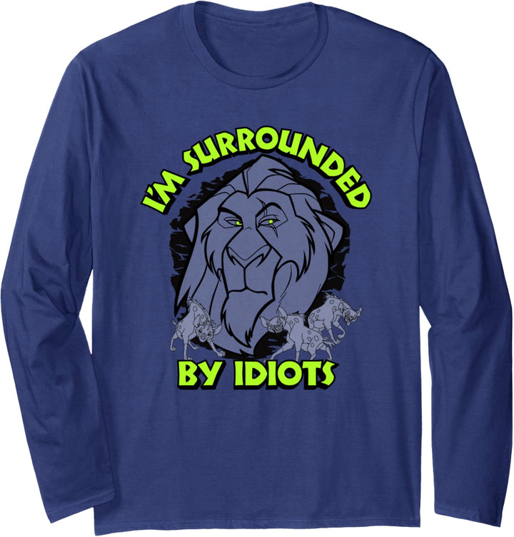 Disney Lion King Surrounded By Idiots Hyenas C1 Langarmshirt