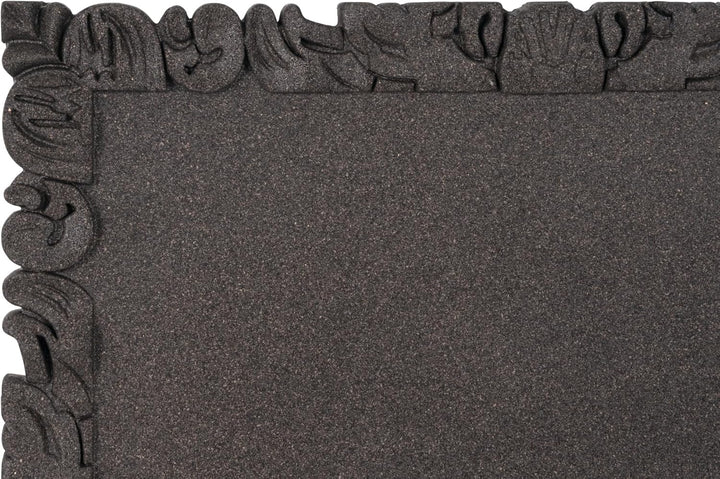 Bi-Office Korktafel Rococork, rahmenlos, hochwertige Korkoberfläche, schwarz, 40 x 45 cm, Schwarz
