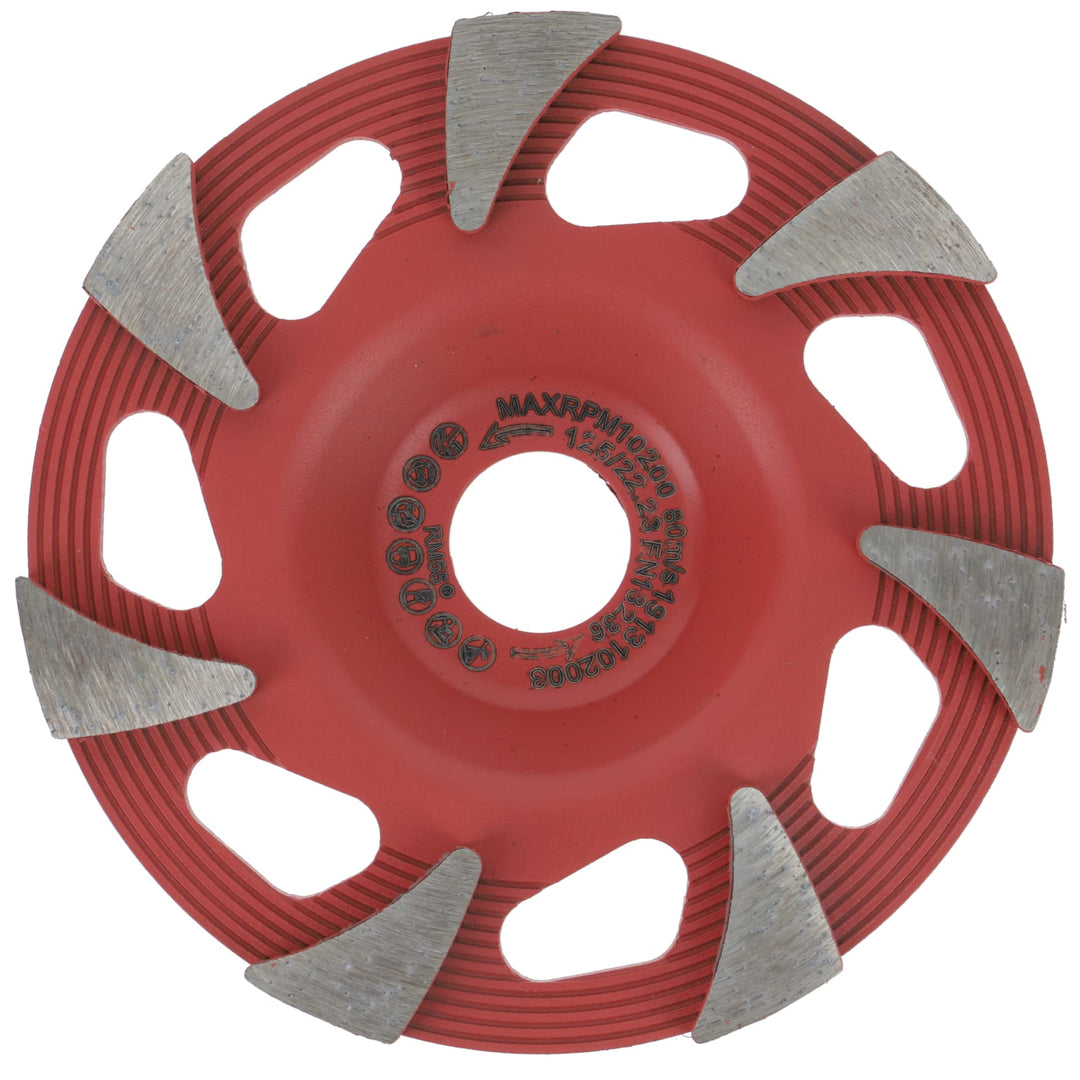 PRODIAMANT Diamant Schleiftopf 125mm Superlight Beton, leichtbau Schleifteller Bohrung 22,23, 125mm