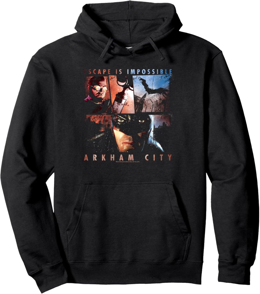 Batman: Arkham City Escape Is Impossible Pullover Hoodie