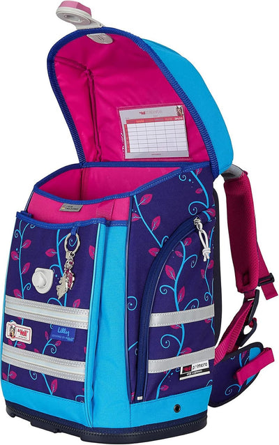 McNeill ERGO Primero McLight Schulranzen-Set 4tlg. Lila ca. 30 x 38 x 22 cm, Lila ca. 30 x 38 x 22 c