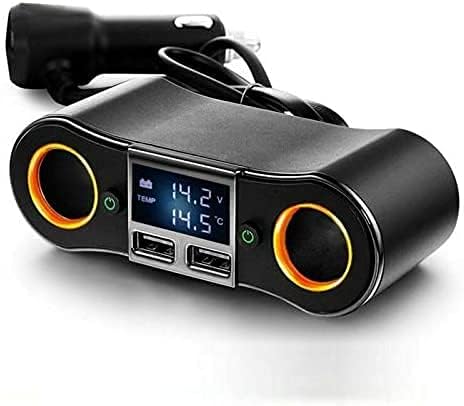 Zigarettenanzünder-Baceyong 2 WAY MULTI SOCKET AUTO ZIGARETTENLADEGERÄT Zigarettenanzünder Splitter