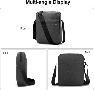 FANDARE Umhängetasche Herren Arbeitstasche Messenger Bag Schultertasche Herrentasche Kuriertasche zu