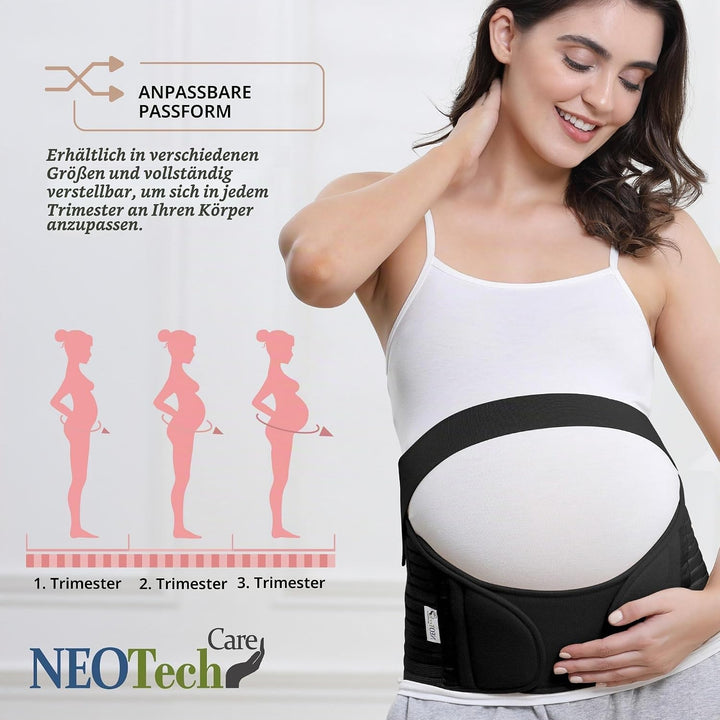 NEOtech Care - Bauchgurt für die Schwangerschaft - stützt Taille, Rücken &amp; Bauch - Schwangerschaftsg