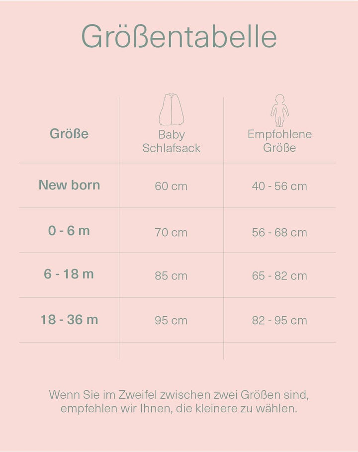 molis&co. Baby-schlafsack. Grösse: 95 cm (18-36 Monate). Ideal für den Sommer. Pink Sky. 100% Baumwo