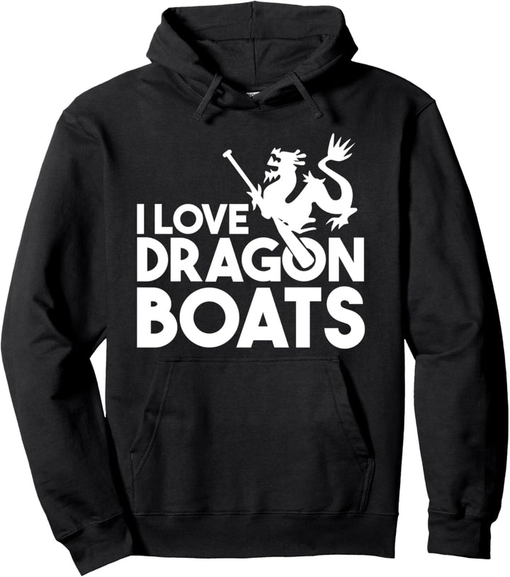 Ich liebe Drachenboote Pullover Hoodie