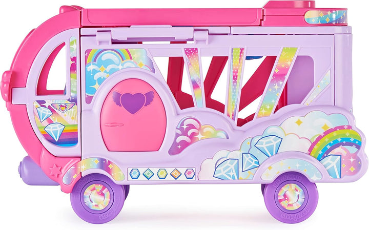 Hatchimals Rainbowcation Camper, Wohnmobil-Spielset mit 6 CollEGGtibles-Figuren und Zubehör, Spielze
