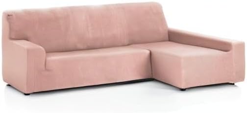 Martina Home - Bezug für Chaise Longue, Modell Túnez, Lachsfarbe, Eckteil rechts langer rechter Arm