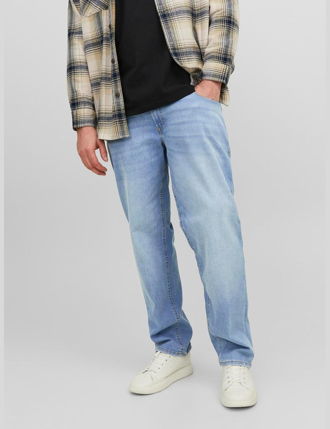 JACK&amp;JONES PLUS Herren Jeanshose 40W / 32L Blue Denim, 40W / 32L Blue Denim