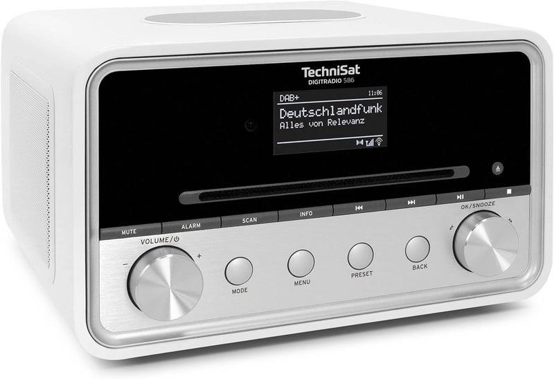 TechniSat DIGITRADIO 586 – DAB+ Hybridradio (Internetradio, UKW, Bluetooth, Spotify, Wireless Chargi