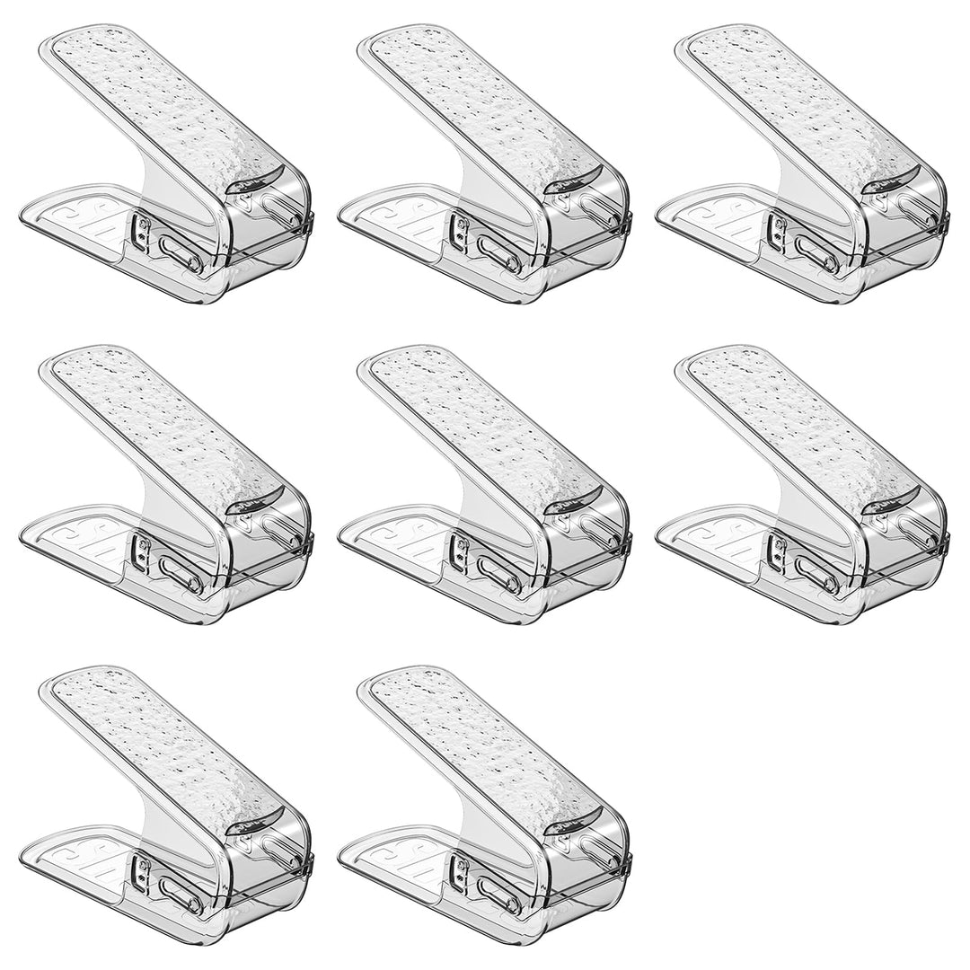 Dokeno 8 Stück Schuhstapler, Schuhorganizer, Schuhaufbewahrung Platzsparend, Schuh Organizer, Einste