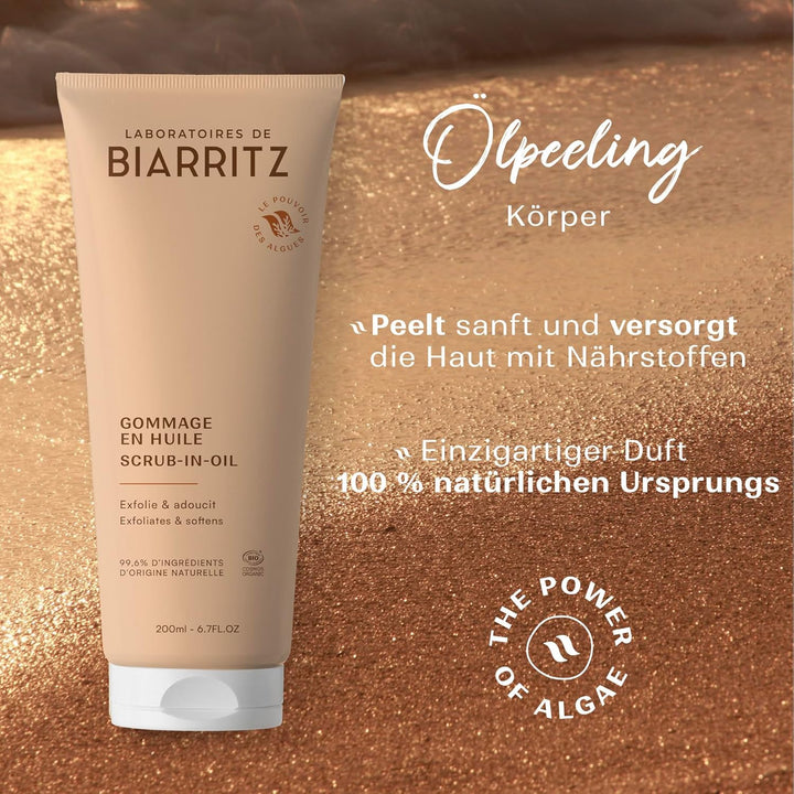 Laboratoires de Biarritz - Öl-Peeling - Peelt & sorgt für weiche Haut - bio-zertifiziert - Körper -