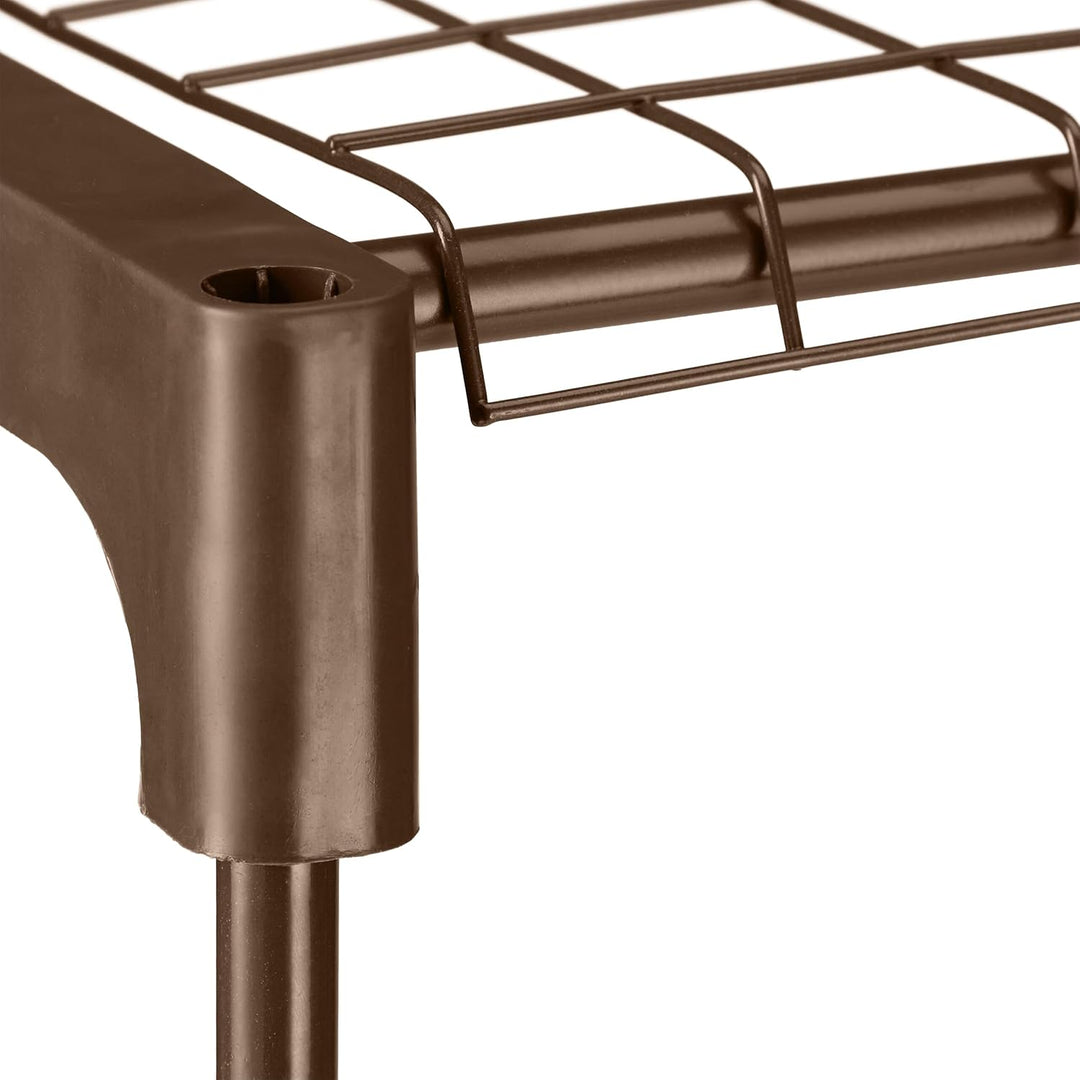 Relaxdays Blumenregal, 4 Ablagen, Blumen- & Pflanzentöpfe, Metall & Kunststoff, HxBxT: 106x91x28 cm,