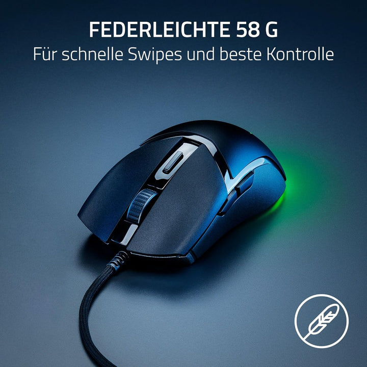 Razer Cobra - Leichte kabelgebundene Gaming-Maus mit Chroma RGB &amp; Gigantus V2 Large - Weiches Gaming