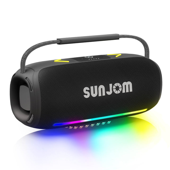Bluetooth-Lautsprecher mit RGB-Lichtern,60W TWS-Pairing, tiefem Bass, IPX4, tragbar für Party & Outd