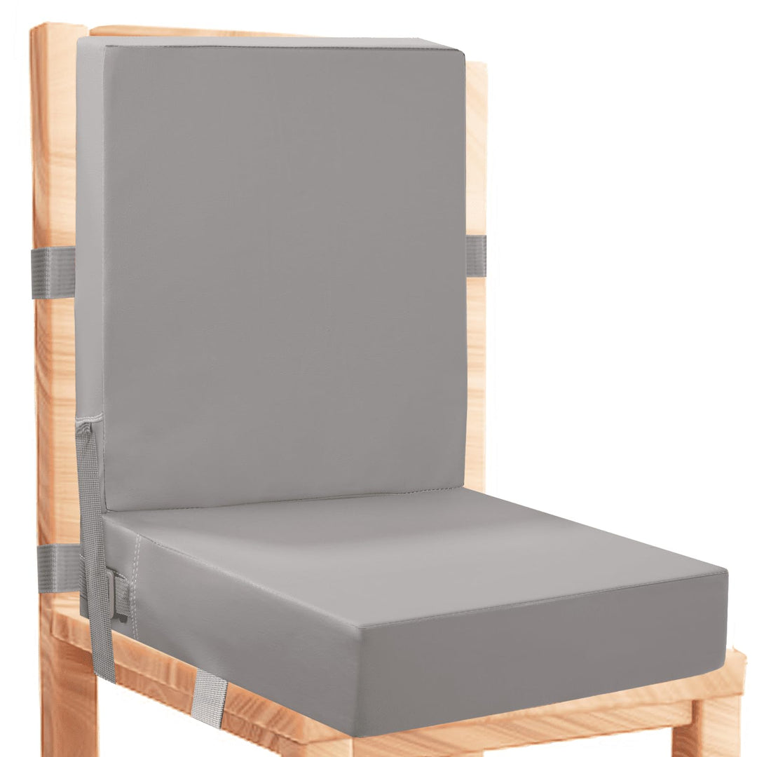 Sitzerhöhung Stühle Kind für Den Tisch, PU waschbar 2 Stücke Riemen Sicherheitsschnalle Kinder Boost