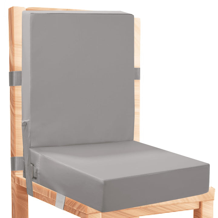 Sitzerhöhung Stühle Kind für Den Tisch, PU waschbar 2 Stücke Riemen Sicherheitsschnalle Kinder Boost