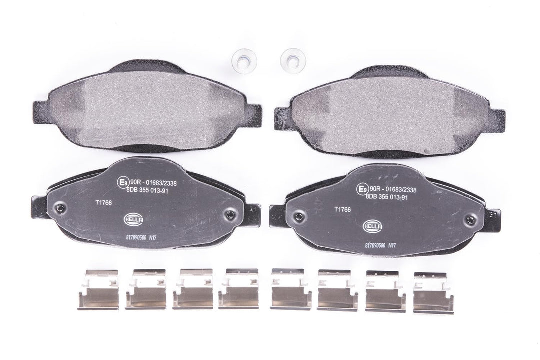 HELLA PAGID 8DB 355 013-911 Bremsbelagsatz - T1766 - Dicke/Stärke: 17.8mm - Bremssystem: Bosch - nic