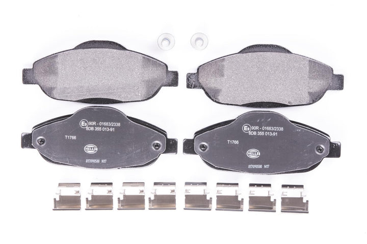 HELLA PAGID 8DB 355 013-911 Bremsbelagsatz - T1766 - Dicke/Stärke: 17.8mm - Bremssystem: Bosch - nic