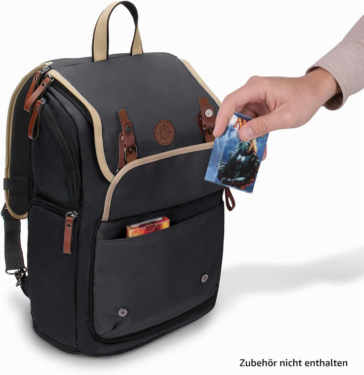 ENHANCE Sammelkarten-Aufbewahrungsbox, Rucksack in voller Grösse für Spielkarten – Platz für Karteno