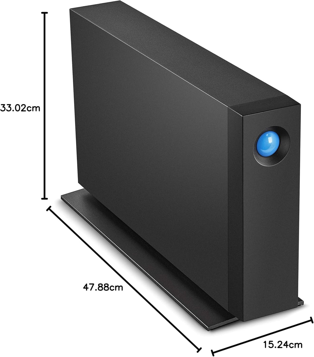 LaCie d2 Professional 8TB externe Festplatte, 3.5 Zoll, PC & Mac, schwarz, inkl. 5 Jahre Rescue Serv