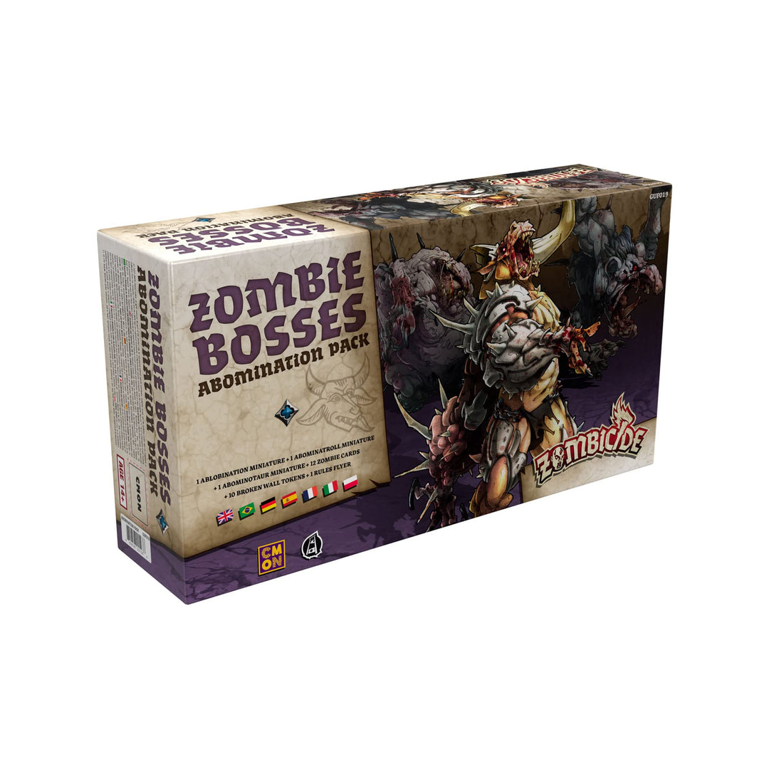 CMON | Zombicide: Black Plague – Zombie Bosses | Erweiterung | Kennerspiel | Dungeon Crawler | 1-6 S