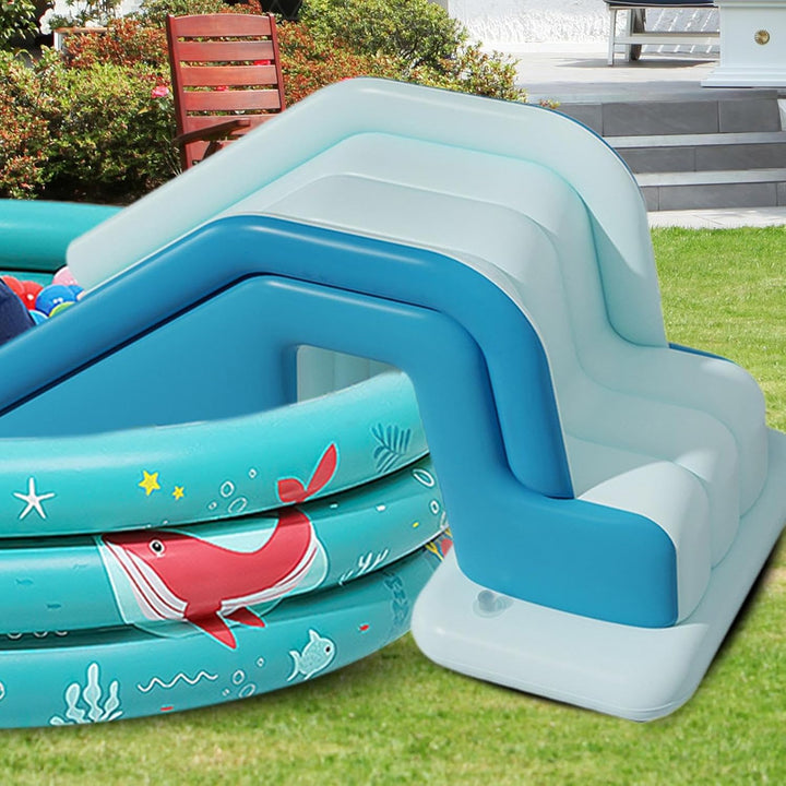 Pool Aufblasbare Rutsche | Zusammenklappbare Kinder Poolrutsche,Grosse Rutschbahn Mit Rutschfester O