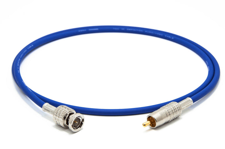 enoaudio Mogami 2964 High-Definition Digital Koaxial Kabel 75 Ohm | Canare Gold Cinch RCA - BNC | Hi