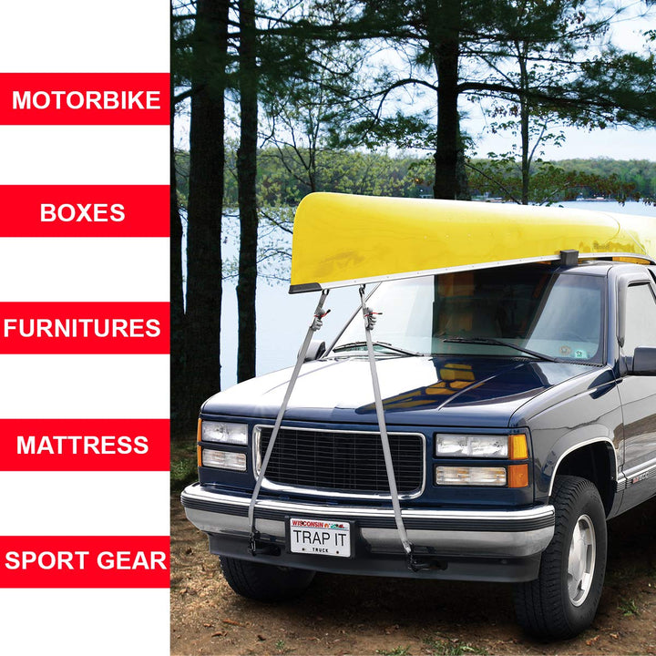 Master Lock 3062EURDAT Spanngurt mit S-Haken und Ratsche, Grau, 1,80 m x 25 mm Gurt, 4-er Set Pack 4