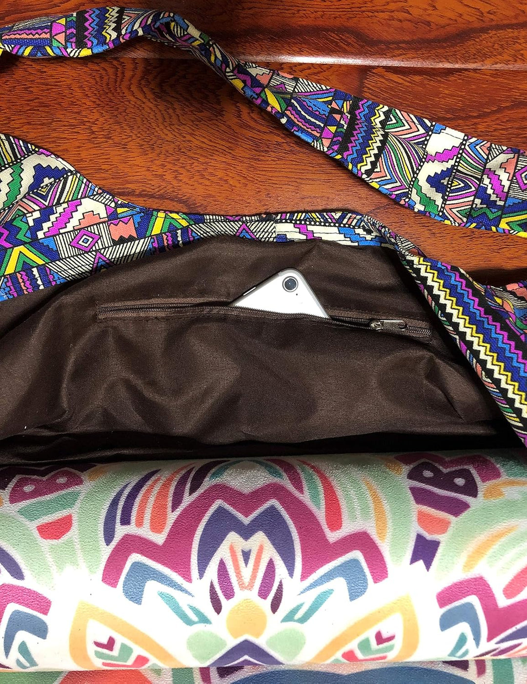 Aozora Yogamatten-Tasche, grosse Tragetasche für Yogamatte, Tragetasche, mit Taschen, passend für Ma