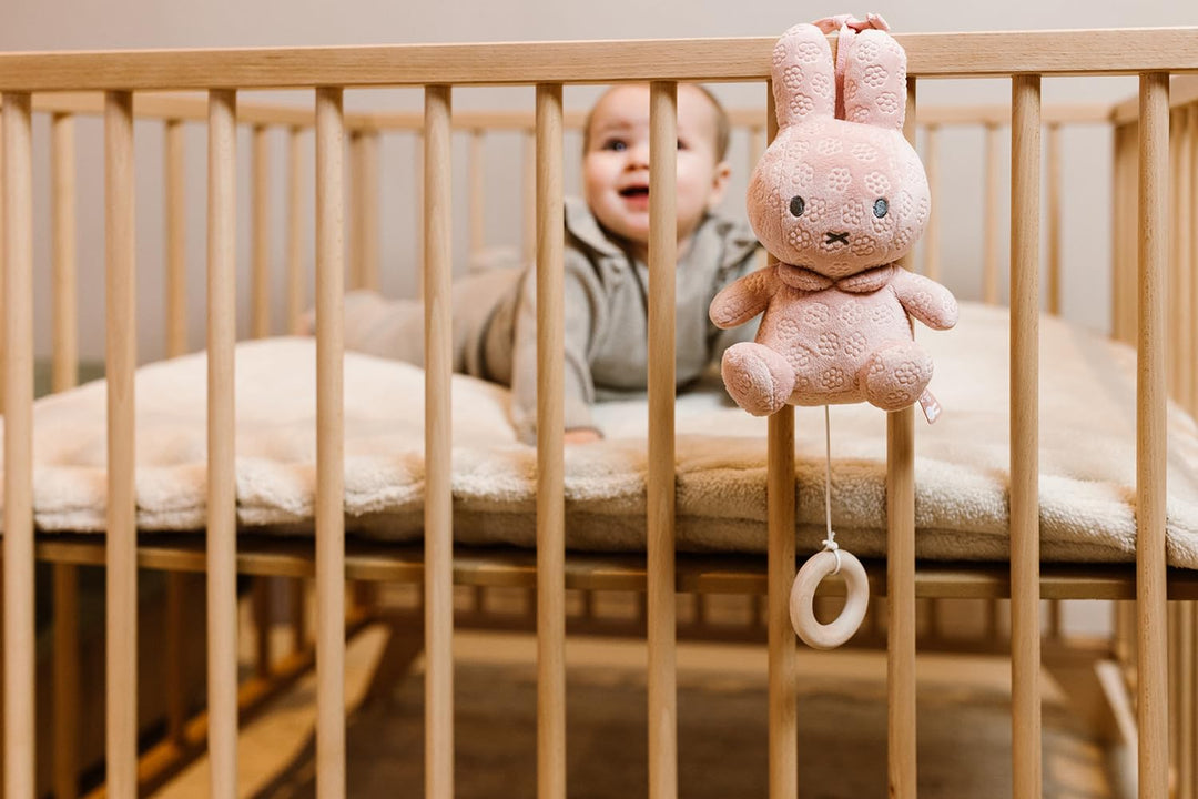 Tiamo NIJN893 Stoff Spieluhr Hase Miffy - Pink Flower