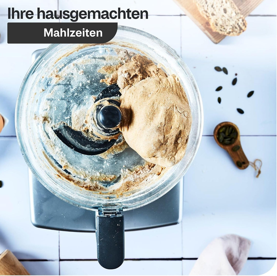 Magimix 18471EA 4200 XL Küchenmaschine, Kunststoff, Chrom