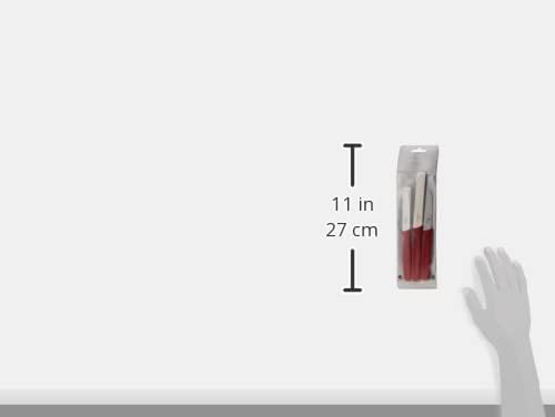 Victorinox Küchen-/Gemüsemesser-Set, 3-tlg., mit Kunststoff Griff, 2 x Wellenschliff, 1 x Gerader Sc