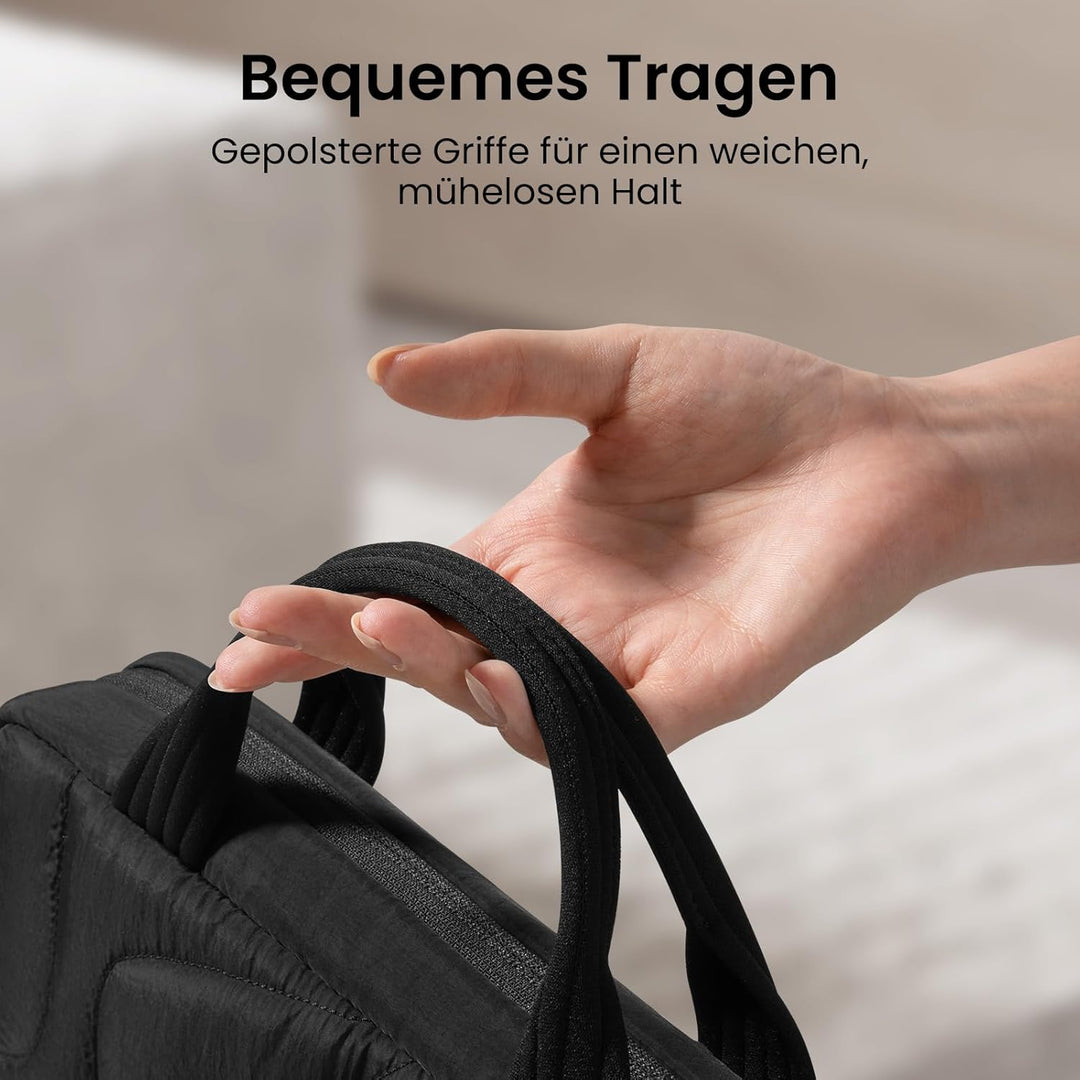 tomtoc Laptoptasche 14 Zoll, Puffy Laptop Tasche für Damen, Leichte Laptoptasche für 14 Zoll MacBook