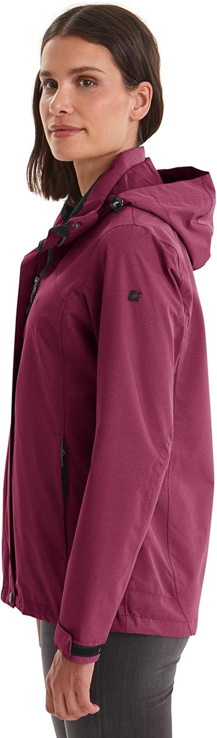 Killtec Damen Inkele Funktionsjacke Mit Abzippbarer Kapuze 42 dunkelrose, 42 dunkelrose