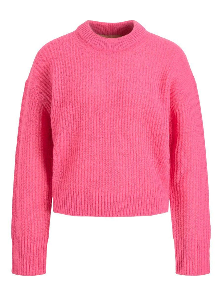 JJXX Damen Jxember Ls Fluffy Crew Neck Knit Noos Pullover XS Carmine Rose, XS Carmine Rose