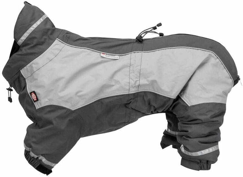 TRIXIE Helsinki Schneeanzug für Hunde grau 30 cm(1er Pack), grau 30 cm(1er Pack)