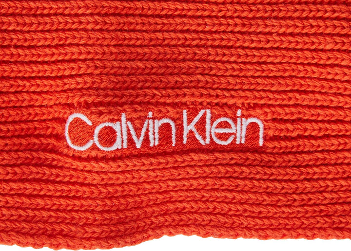 Calvin Klein Jeans Damen Stirnband Essential Knit Headband 1 stück (1er Pack) Deep Orange, 1 stück (
