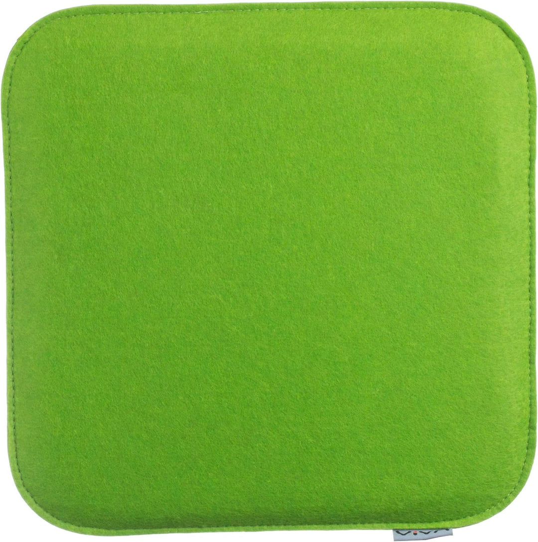 Brandsseller Sitzkissen Filz Eckig Stuhlkissen Sitzauflage Gepolstert - 35 x 35 x 2 cm - 4er Vorteil