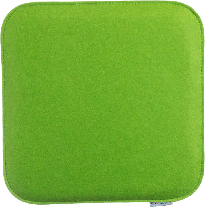 Brandsseller Sitzkissen Filz Eckig Stuhlkissen Sitzauflage Gepolstert - 35 x 35 x 2 cm - 4er Vorteil