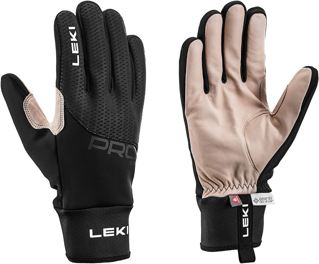 LEKI Unisex PRC Premium Thermo Plus Handschuhe Langlauf Running Black-Sand Black-Sand 10, Black-Sand