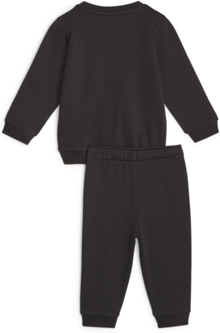 PUMA Unisex Kinder Minicats Ess+ Crew Jogger Fl Trainingsanzug 92 Puma Schwarz, 92 Puma Schwarz