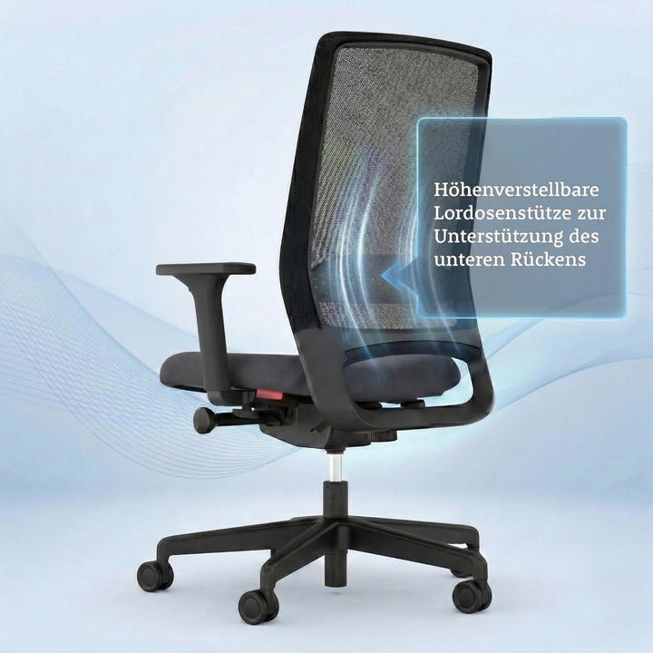 Business, Bürostuhl, für Unternehmen konzipiert, viele ergonomische Funktionen, hoher Sitzkomfort, S