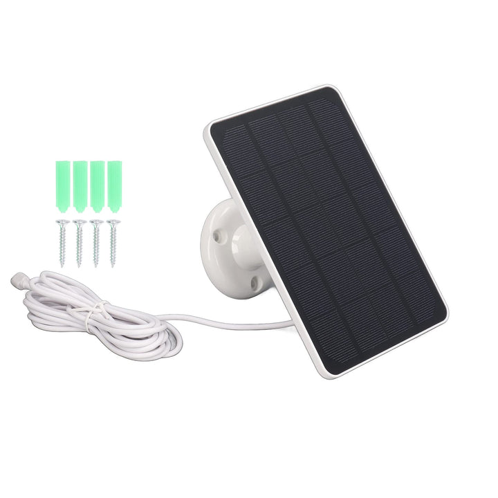 Solarpanel-Kit 10 Watt tragbar, mit Micro-USB-Ladegerät für Überwachungskameras, Outdoor, Camping, R