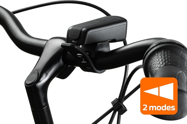 AXA Fahrradlicht Dwn Front 30 Lux – USB Aufladbar – 11 Stunden Leuchtdauer – Batterieanzeige – StVZO