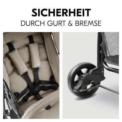 hauck Buggy Sport, Ultra Leicht - nur 5,9 kg, für Kinder bis 15 kg, Klein Zusammenklappbar, Reisebug