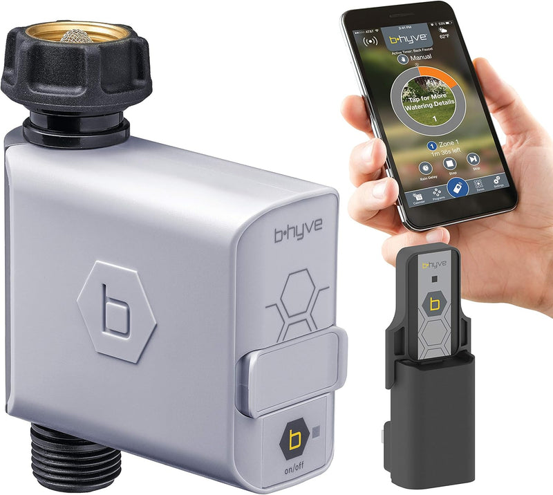 Orbit B-hyve 94990 Smart-Schlauchhahn-Timer mit Wi-Fi-Hub Single