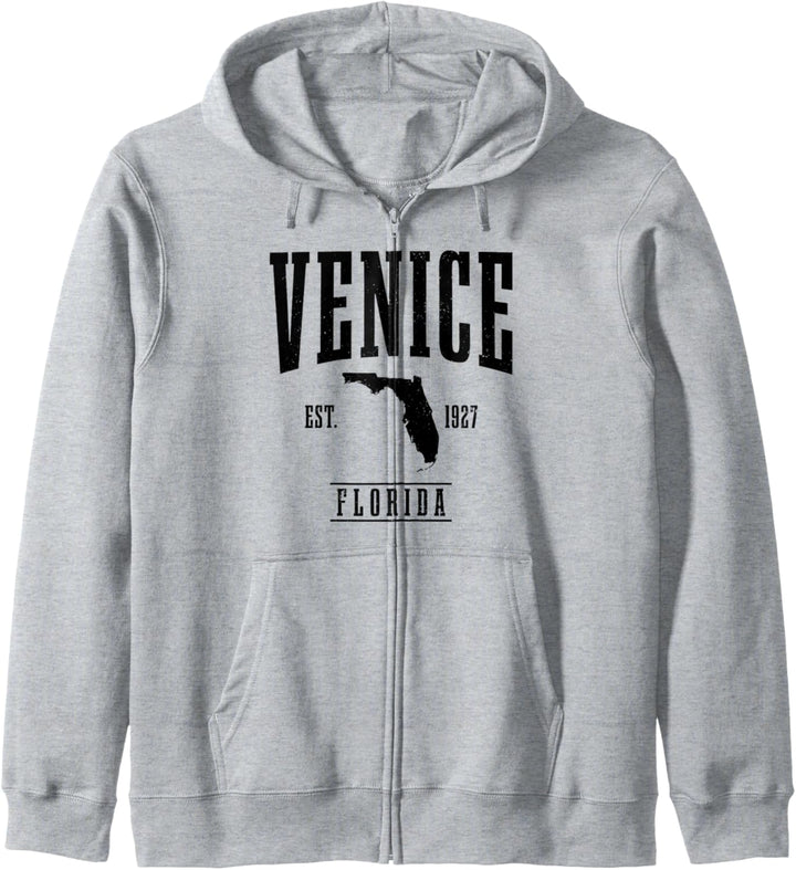 Venice Florida Vintage Beach USA Amerika Souvenir Kapuzenjacke