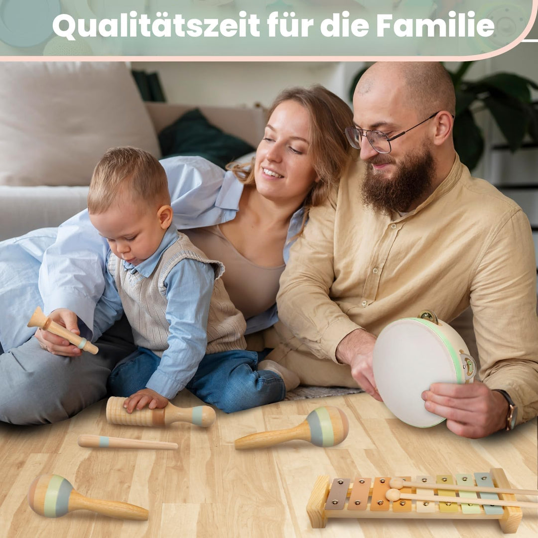 Stoie's Internationale Holzmusikinstrumente für Kleinkinder, Percussionsinstrumente, Babyinstrumente