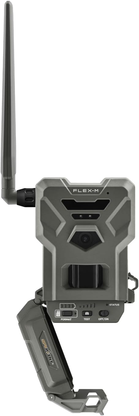 Spypoint FLEX-M - Wildkamera mit Foto- & Videoübertragung, 28 Megapixel, Wildtierkamera mit Nachtsic